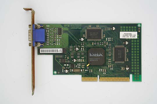 Matrox 迈创 G100 4MB显示卡G100A-4BF-20（MGA-G100A-E芯片）